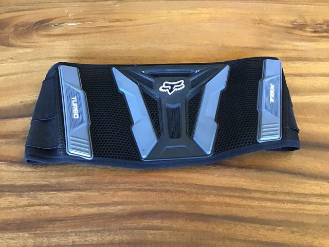 Fox Racing Turbo Motocross Motorcycle Kidney Belt Black - Canadian Seller