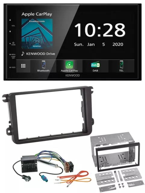 Kenwood Bluetooth MP3 DAB USB 2DIN Autoradio für VW T5 Caravelle Multivan Transp