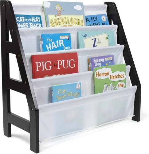 Librería infantil Humble Crew 26,67 x 63,5 x 59,69 cm, espresso, blanco