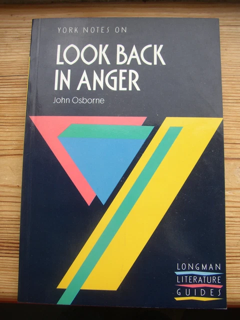 York Notes 1990s YORK NOTES ON Look Back in Anger John Osborne Play Study guide Revision ...