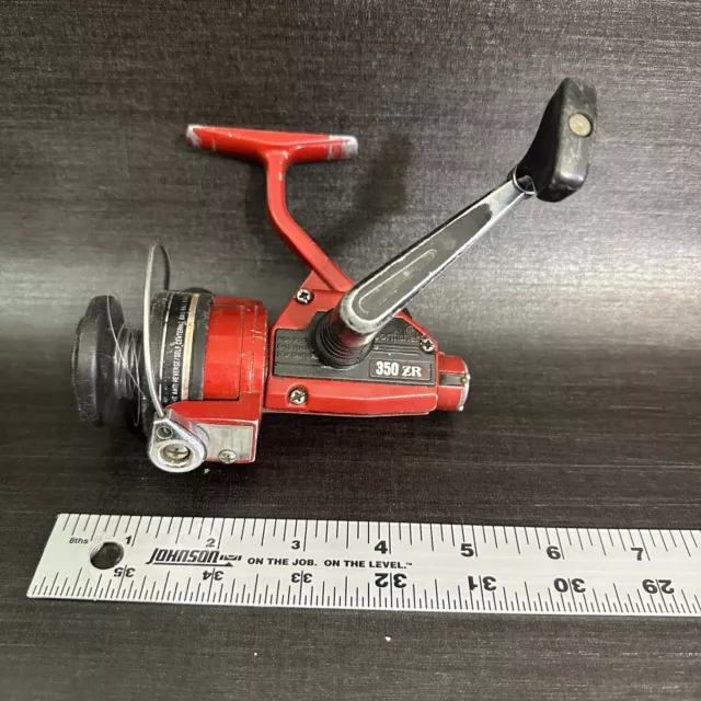 VINTAGE SPORTFISHER STOW-A-WAY 350ZR Spinning Reel Fishing Rod Parts Red  Black $17.99 - PicClick