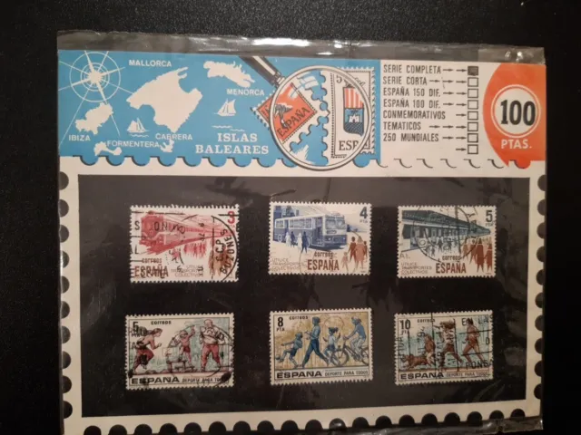 Konvolut Briefmarken Spanien 1979/1980
