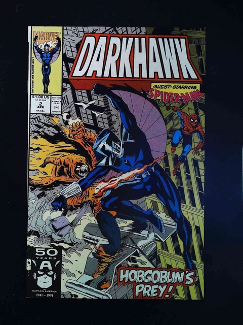 Darkhawk  #2  Marvel Comics 1991 Vf+