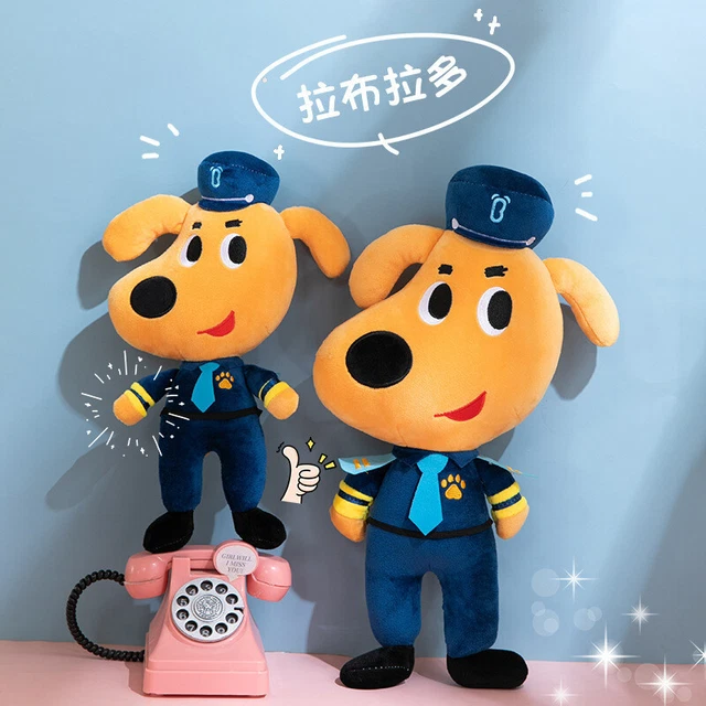 CUTE SHERIFF LABRADOR Plush Toy Premium Quality Pp Cotton Filling