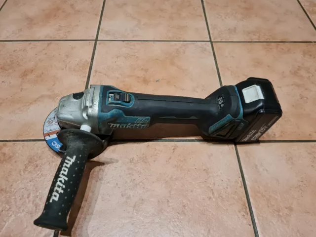 MAKITA DGA454 18V BRUSHLESS 115MM ANGLE GRINDER BATTERY 5Ah