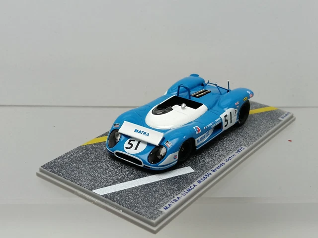 Miniature Bizarre 1/43 – Matra-Simca MS640 Test LM 1969 – Le Mans