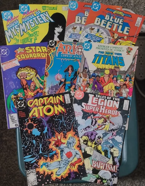 9 DC Comic Books Lot