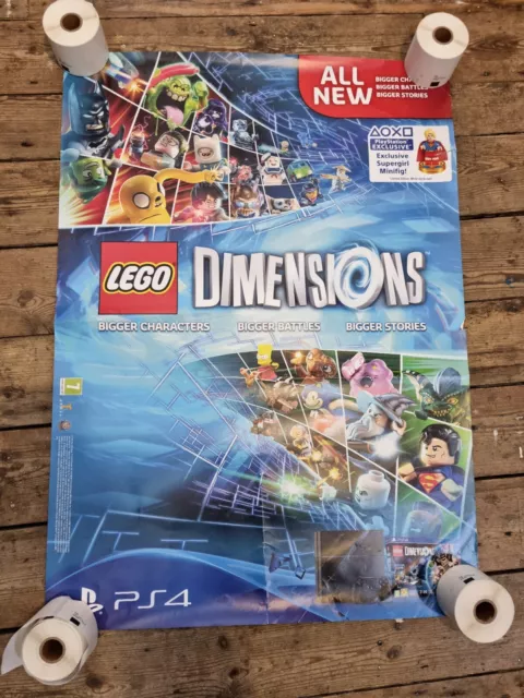 Lego Dimentions Promotional Poster 23" By 33"