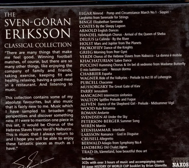 The Sven-Goran Eriksson Classical Collection - 3CD Box 2