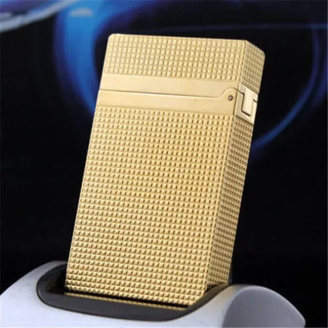 Luxury Retro  Cigarette  Bright Ping Sound  Gas Memorial DP Engraving Lighter