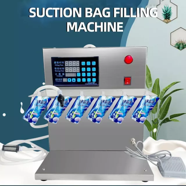 10-5000ml Automatic Liquid Filling Machine Perfume Coffee Drink Suction