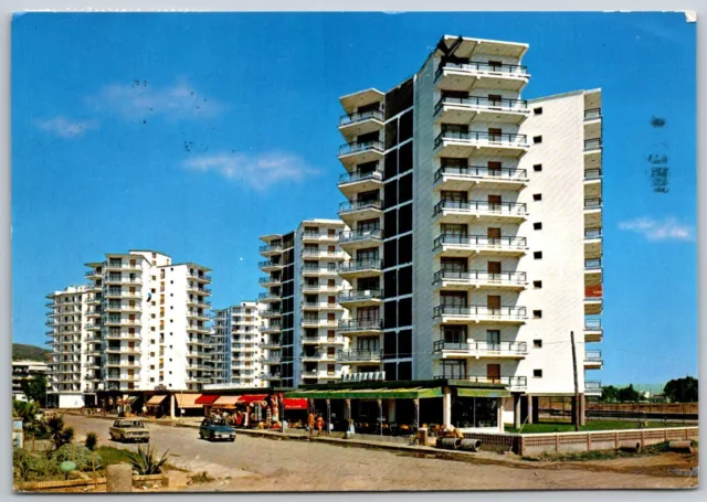 Postcard Spain Torremolinos Apartamentos Los Tres Caballos Housing Development