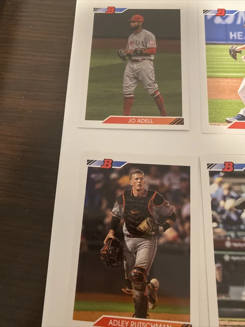 Lot Of 6 2020 Bowman Heritage Prospect Image Variation Cards Adell Bart Mize Etc 2