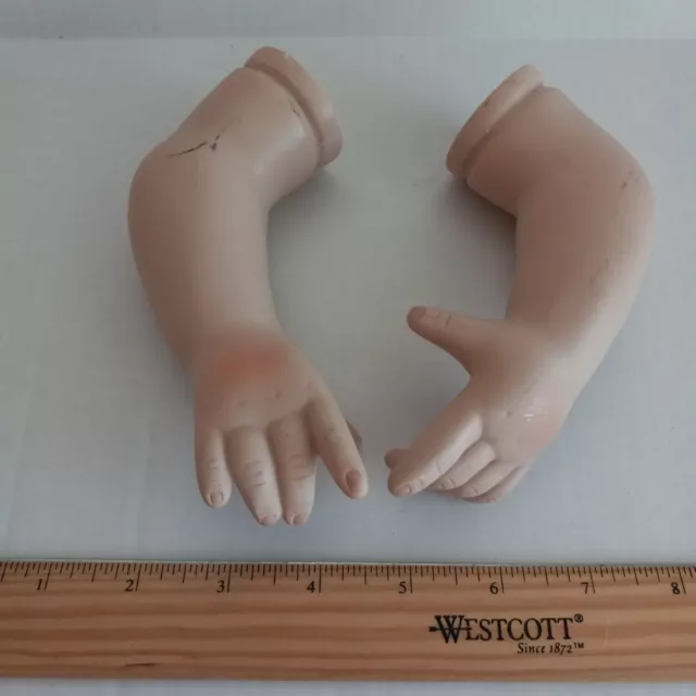 Porcelain Doll Parts Hands Arms Set, Marie Osmond Peaches & Cream Toddler 2007