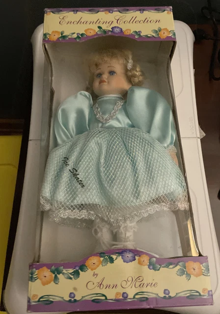ENCHANTING COLLECTION  by Ann Marie "Ice Skater" Porcelain Doll NEW