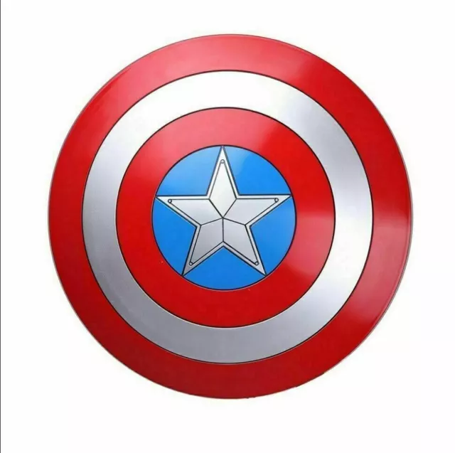 Capitán América Escudo - Metal De Utilería Réplica - Pantalla Exactas - 1:1