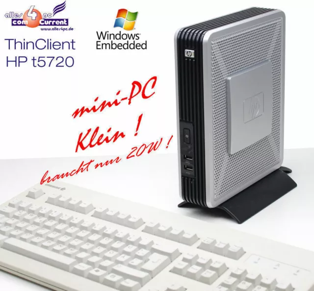 Thin Client Mini-Pc Computer HP TC5720 AMD 1500+ With Windows XP Emb. RS-232