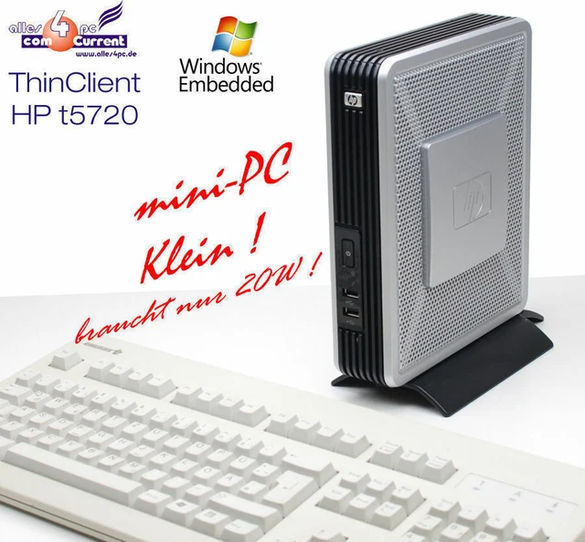 Mini PC HP T610 – AMD Dual Core, 4 Go DDR3, 2x SATA, USB 3.0 – Occasion