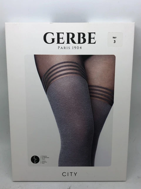 Collants Femme GERBE Sublime Taille 3 – Noir, Semi-translucide, Effet Sculptant – Neuf Avec étiquettes