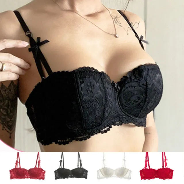 Very Sexy Ladies Bras Underwire Lace Edge Lingerie Padded