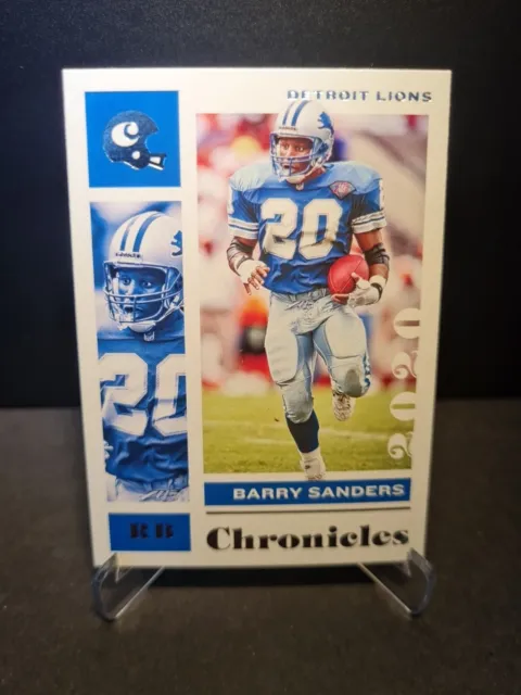 Barry Sanders Detroit Lions Nfl Panini Chronicles 2020 Trading Card