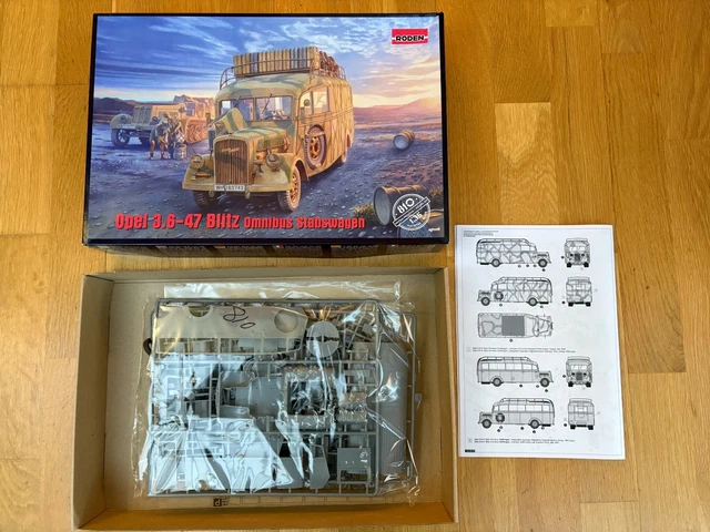 RODEN - 1/35TH scale Opel 3.6-47 Omnibus Staffwagen £37.99 - PicClick UK