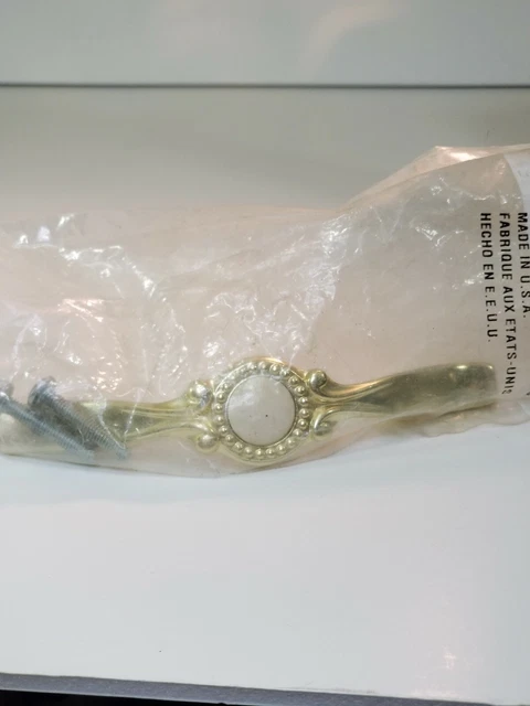 Amerock BP861-3 Polished Brass 3"cc Ornate Arch Cabinet Handle Pull Classics