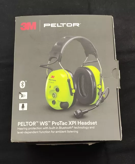 3M PELTOR WS ProTac XPI Headset - Helmet Attach - Open Box