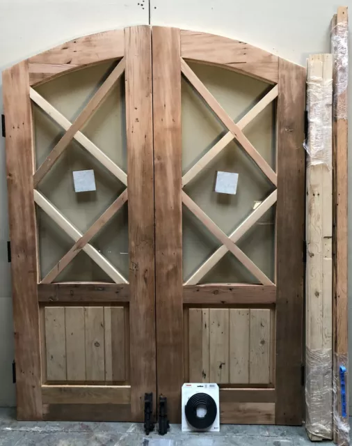 Rustic door solid wood oak mahogany alder birch maple Choose species/size glass 3