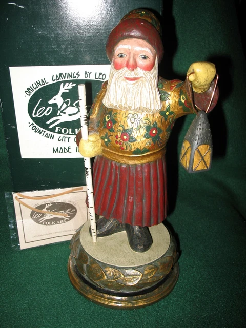Leo Smith Victorian Santa Midwest #170 of 1000 COA Box Excellent Condition