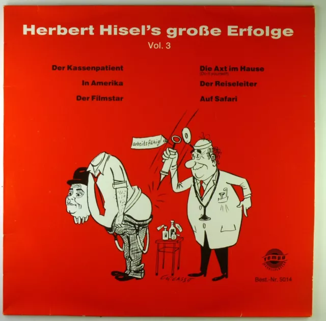 12 " LP - Herbert Hisel Hisel's Grande Erfolge ( Vol. 3) - F881 - Cleaned