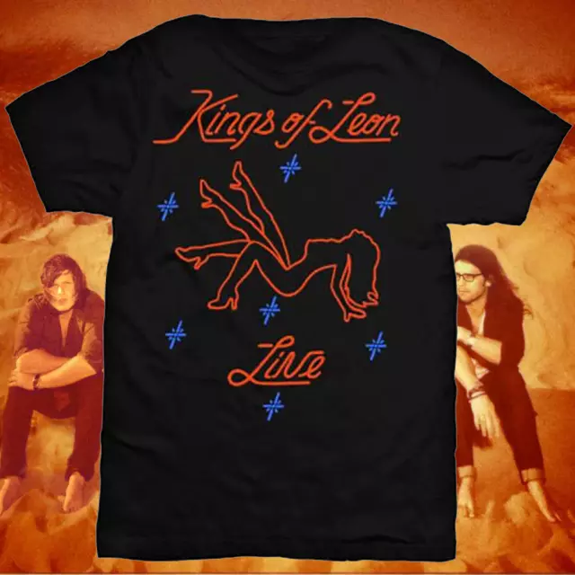 Inspired Kings Of Leon Stripper T-Shirt Black All Size Unisex Gift Shirt AC191