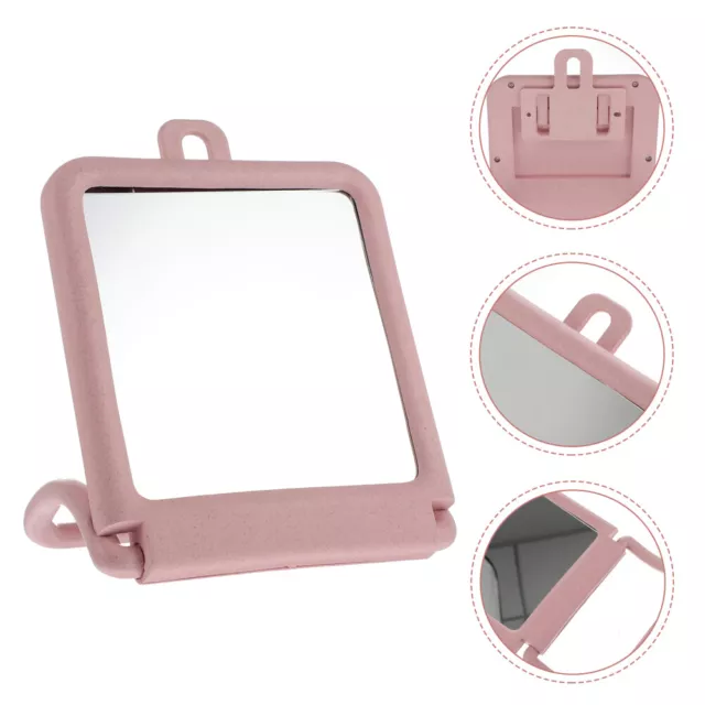 Dresser Mirror Folding Vanity Wall-mounted Mirrors Handheld Student Desk