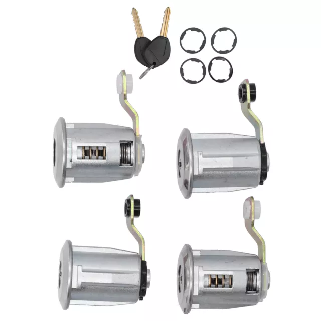 Door Lock Barrel Keys Set 4Pcs Door Lock Barrel Cylinder W/2 Keys 252522