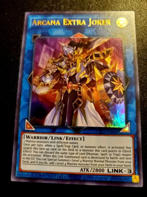 Yugioh! 1-Arcana Extra Joker-Ultra Rare-Limited Edition-Ct15-En006
