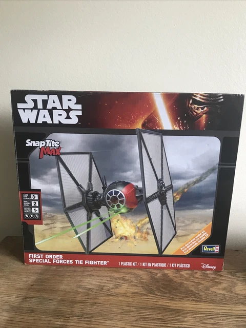 2015 Star Wars First Order Special Forces Tie Fighter Snaptite Model Kit New
