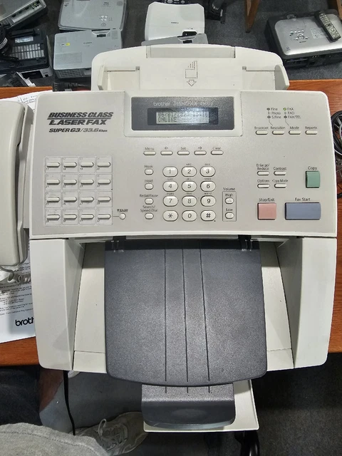 Brother IntelliFax 4100e Business Class Laser Fax/ Printer/ Copier  VERY CLEAN !