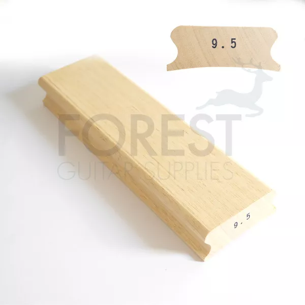 Guitar fingerboard sanding and gluing radius 9.5" block -  85x300 mm