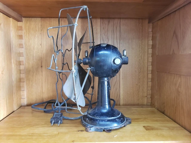 Ventilateur Ancien En Fonte De Marque Frigid - Année 1920, Antique Et Fonctionnel