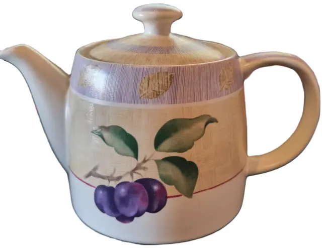 Marks And Spencer Wild Fruits M&S Large Teapot Tea Pot Excellent Condition