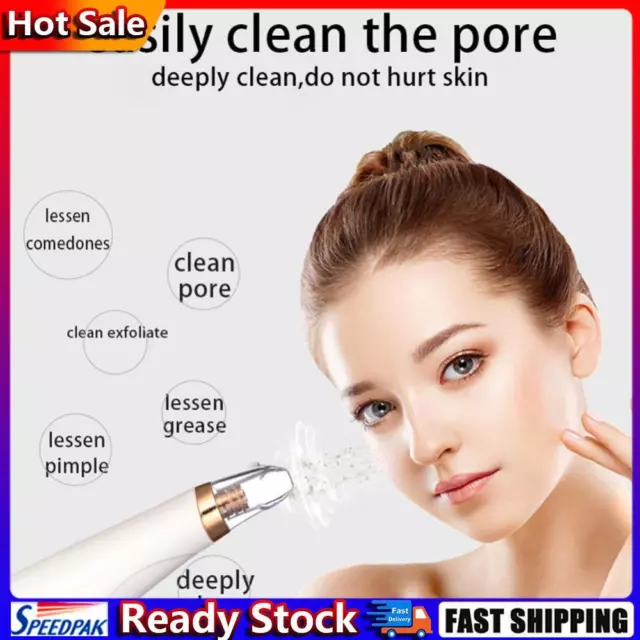 Electric Vacuum Suction Blackhead Remover Facial Pore Cleaner Acne Removal Tool