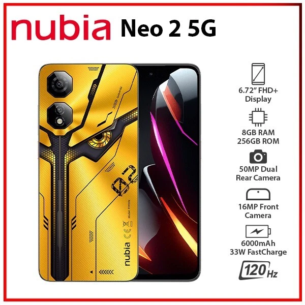 NEW ZTE NUBIA Neo 2 5G 8GB+256GB Dual SIM Unlocked Android Mobile Phone AU  $540.00 - PicClick AU