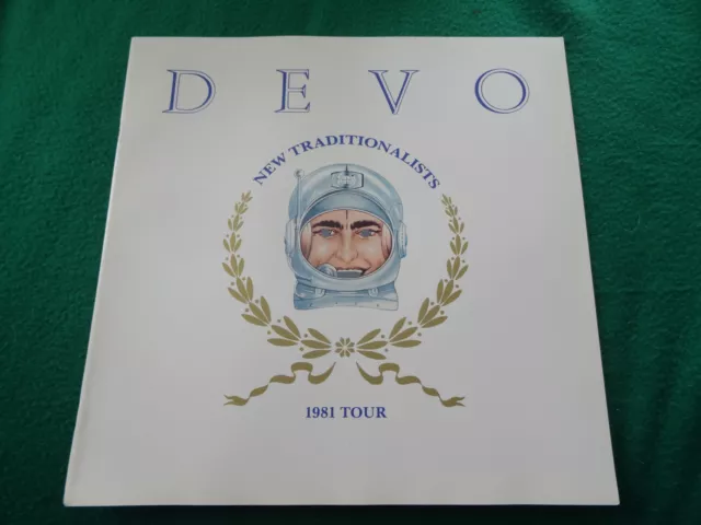 Devo Concert Tour Program 1981 New Traditionalists Complete  Uncut