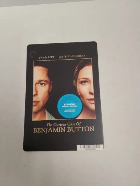 The Curious Case Of Benjamin Button BLOCKBUSTER BLURAY BACKER CARD ONLY 5.5"X8"