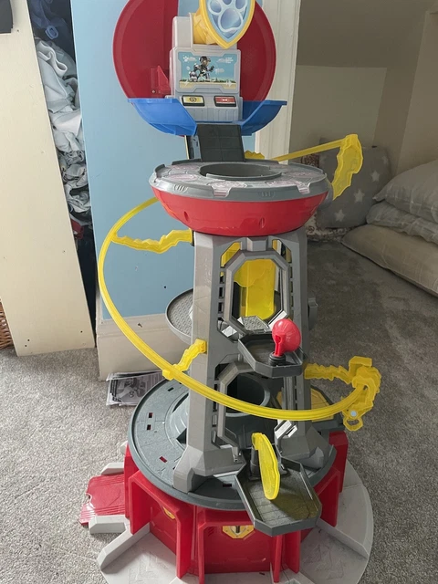 Paw Patrol Mighty Lookout Tower Pup Squad Playset | 2.75 Ft Tall Tower with Lights & Sounds