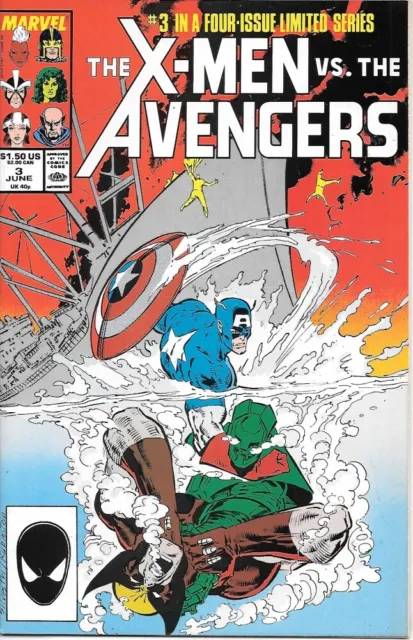 X-Men vs. The Avengers Comic Book #3 Marvel Comics 1987 VERY HIGH GRADE UNREAD