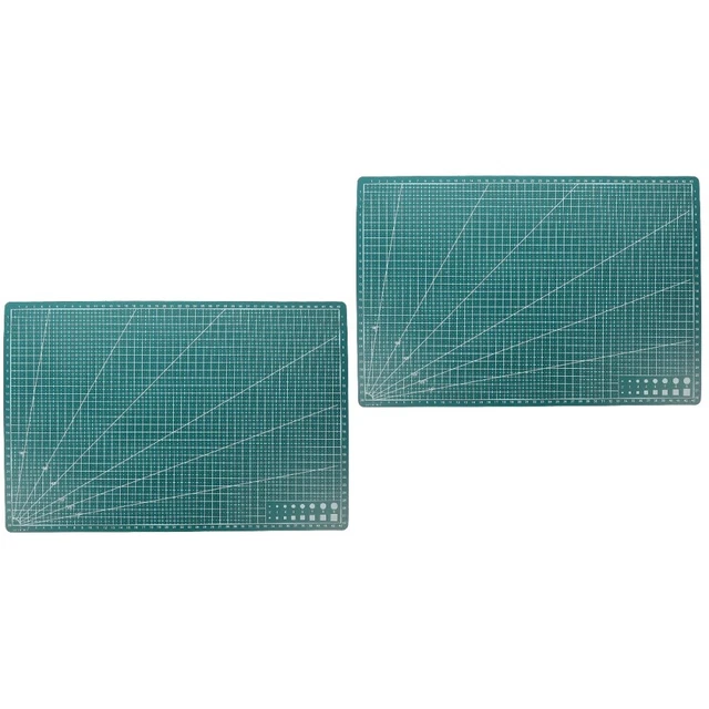 2 piezas Alfombra de corte de grabado Mesa Alfombra de corte Hágalo usted mismo Almohadillas de corte artesanales