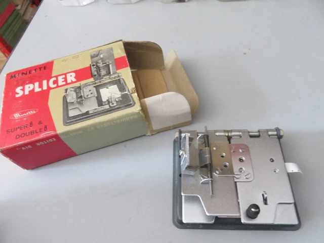 giuntatrice SPLICER MINETTE SUPER 8 e DOPPIO 8  con scatola Giappone anni '50