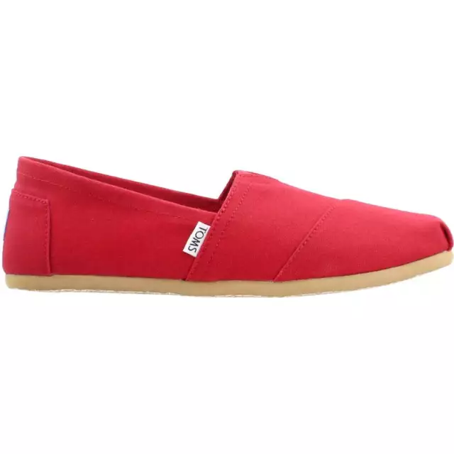 TOMS Alpargata Classic Slip On  Mens Red Casual Shoes 001001A07-RED