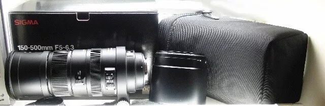 150-500mm Super Tele Zoom Sigma APO DG OS HSM EX F5-6.3 für Canon EOS EF EF-S